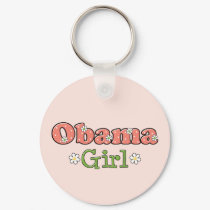 Obama Girl Key Chain keychains by DemocraticTeesGifts Obama Girl Key Chain keychains