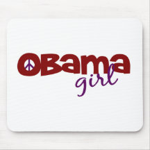 Obama Girl Mouse Mats