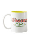 Obama Girl Mug Cup by DemocraticTeesGifts Obama Girl Mug Cup