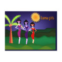 Obama girls postcards