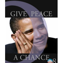 Obama give peace a chance t-shirts