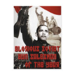 Obama: Glorious Soviet Gun Salesman of the Year postcards