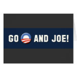 Obama - Go "O" and Joe! Cards