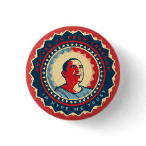 Obama God-King Button by Libertymaniacs Obama God-King Button