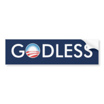 Obama GODless bumper stickers