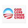Obama Godless Communist Postcards
