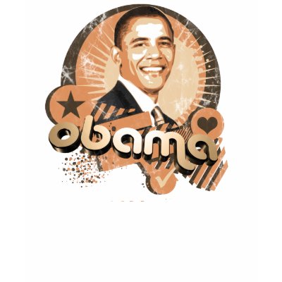Obama Gold Shirt by zazzlepowerseller