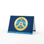 Obama GoldStar Peace, Happy New Year 2009, Royal Greeting Card