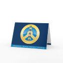 Obama GoldStar Peace, Happy New Year 2009, Royal cards