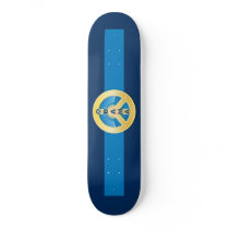 Obama GoldStar Peace Skateboard