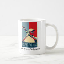 Obama Golf Mug "Golfing For Jobs" mugs