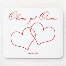 Obama Got Osama Satire Mouse Pads