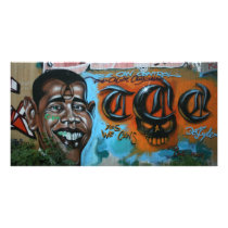 Obama Graffiti Photo Greeting Card