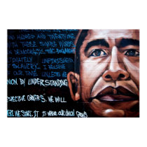 Obama Graffiti Poster posters