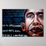 Obama Graffiti Poster
