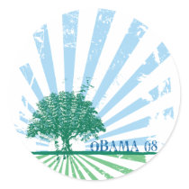 Obama Green stickers