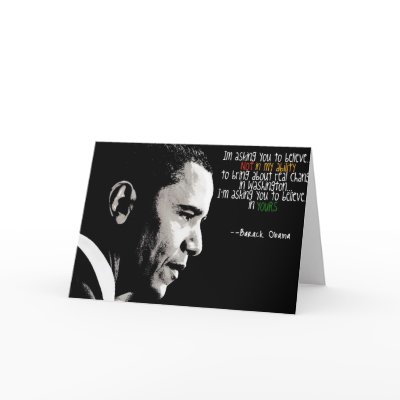 Obama Greeting Card by finalcut510s