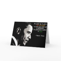 Obama Greeting Card