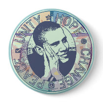 obama Groovy Dream Button