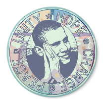obama Groovy Dream Magnet