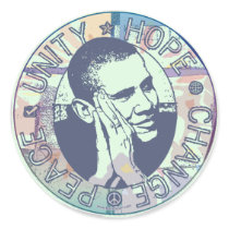 Obama Groovy Dream Sticker