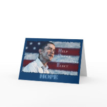 OBAMA ~ "H.O.P.E." cards