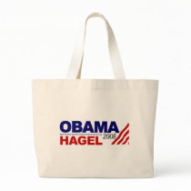 Obama Hagel 2008 Canvas Bag
