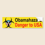 Obama Hazard bumper sticker