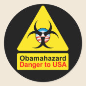 Obama Hazard stickers