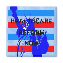 OBAMA HEALTHCARE  REFORM NOW magnets