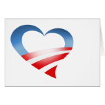 Obama Heart Logo Card