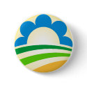 Obama Hippie Button by roccoskc Obama Hippie Button