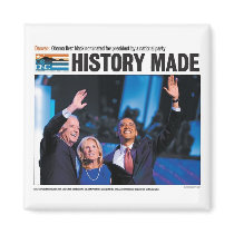 Obama: History Made Magnet by democrattotheend Obama: History Made Magnet