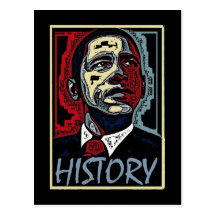 Obama History Postcard