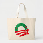 Obama Holiday Wreath Bag