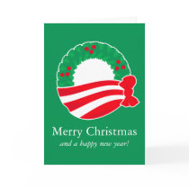 Obama Holiday Wreath Card