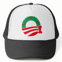 Obama Holiday Wreath Hat