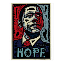 Obama Hope 2 Post Card