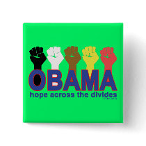 OBAMA HOPE ACROSS THE DIVIDES buttons