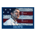 OBAMA HOPE Art Poster posters by PrintedGifts OBAMA HOPE Art Poster posters