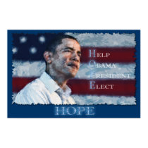 OBAMA HOPE Art Poster posters