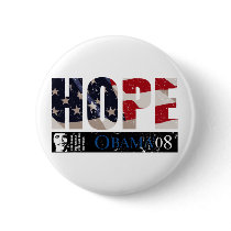 Obama "Hope" Button buttons