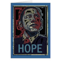 Obama Hope Greeting Card