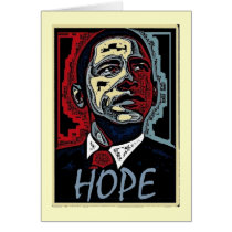 Obama Hope Greeting Card
