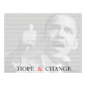 Obama Hope & Change Ascii Art Poster posters by twiart Obama Hope & Change Ascii Art Poster posters