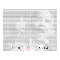 Obama Hope & Change Ascii Art Poster posters by twiart Obama Hope & Change Ascii Art Poster posters