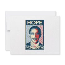 OBAMA HOPE invitations
