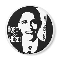 Obama Hope is Here 2009 Gear magnets by ObamaHomeboy Obama Hope is Here 2009 Gear magnets