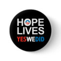 Obama - Hope Lives buttons by novelconcept Obama - Hope Lives buttons
