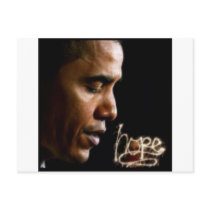 Obama Hope Merchandise postcards